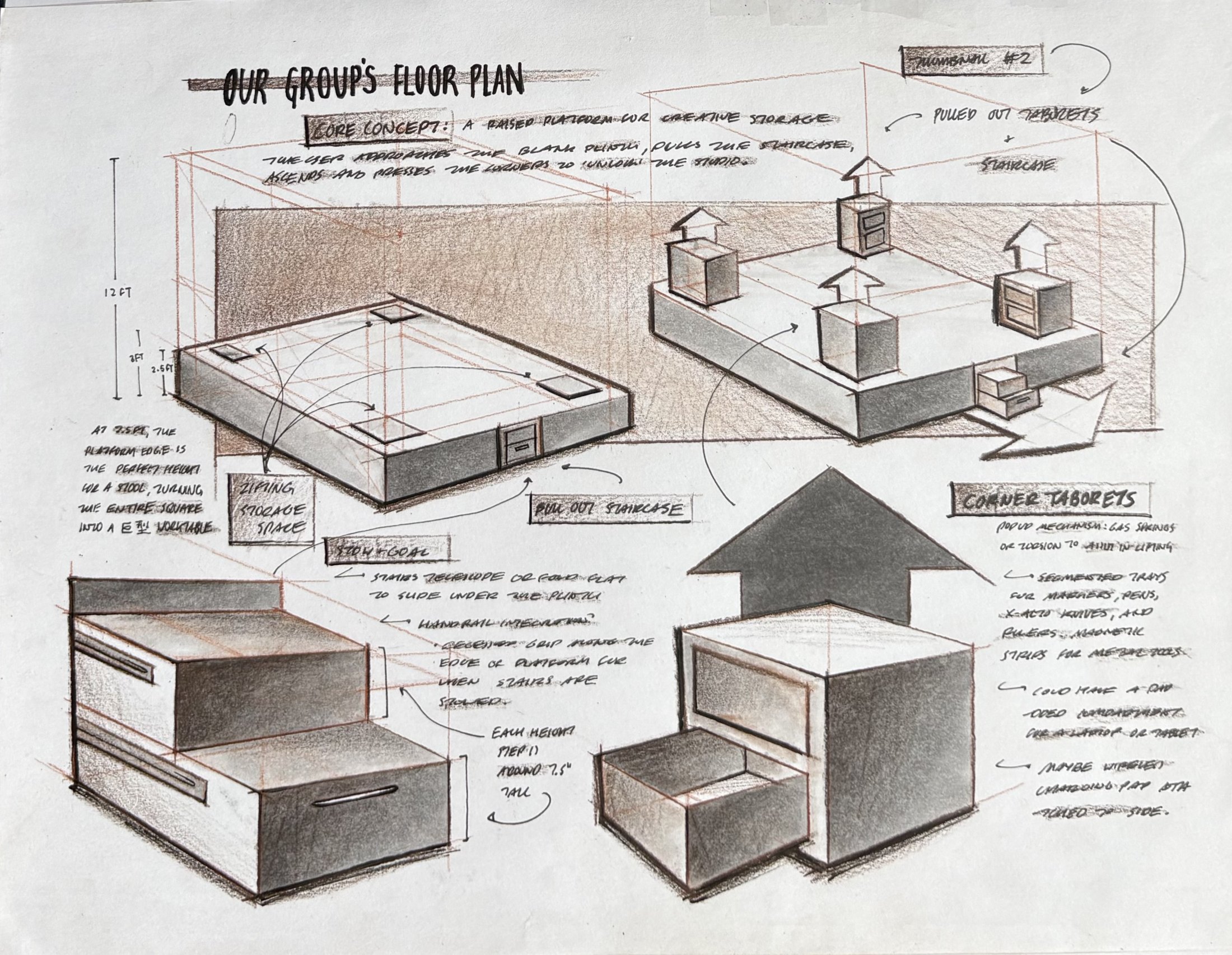12 × 12 Work Space